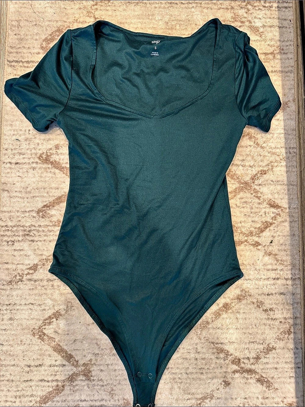 Emerald green set (bodysuit and skirt)
